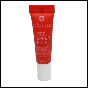 Erborian Red Pepper Pulp Radiance Booster Gel Cream 0.1 oz. 5ml. Travel Size New